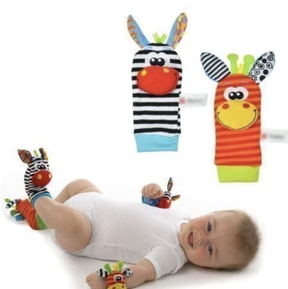 Sozzy Baby Infant Wrist rattles and foot finder - Picture 2 of 4